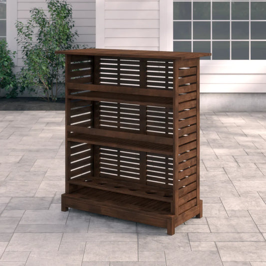 Aloria Solid Wood Bar Counter