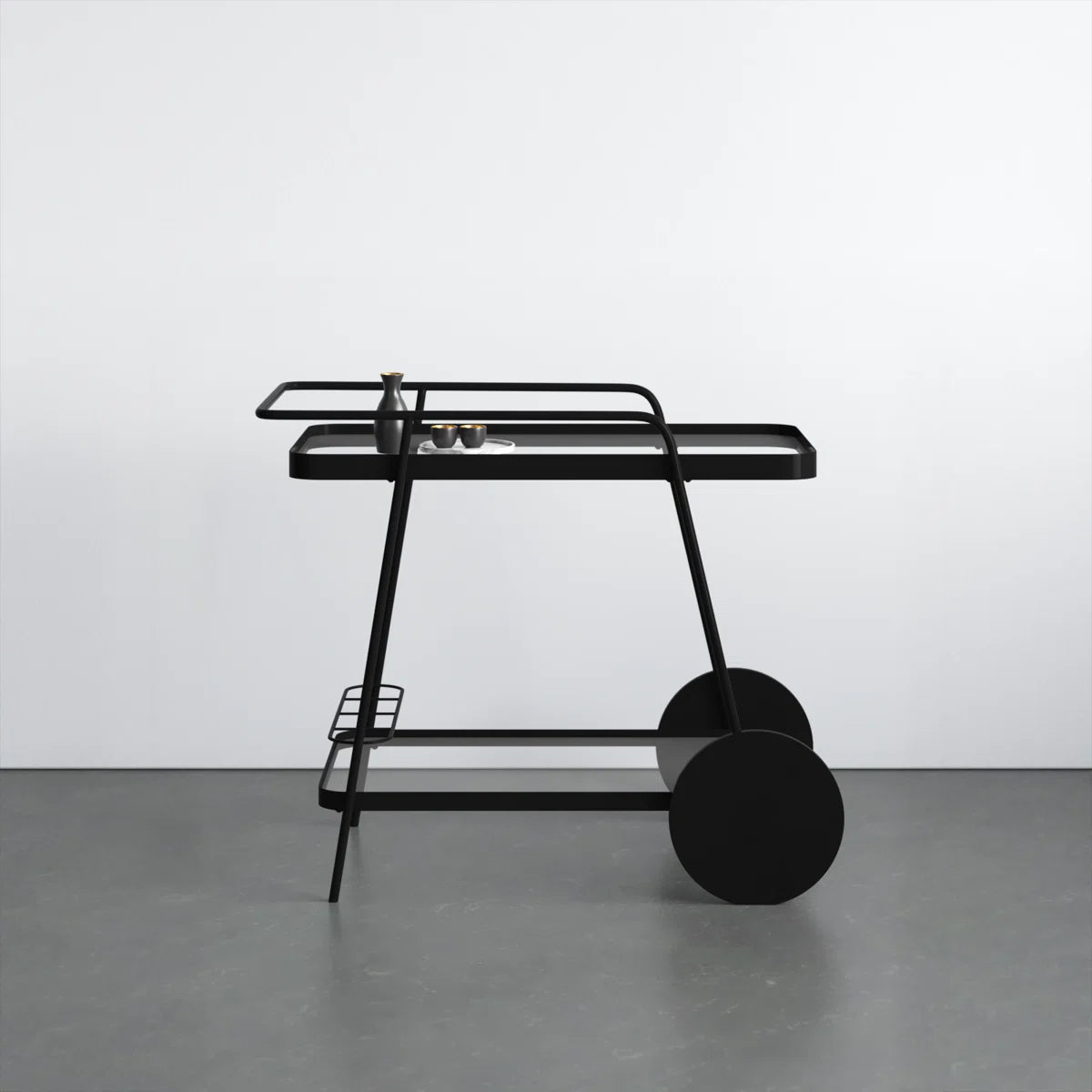 Cullin Metal Bar Cart