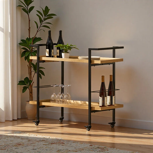 Emer Metal Bar Cart