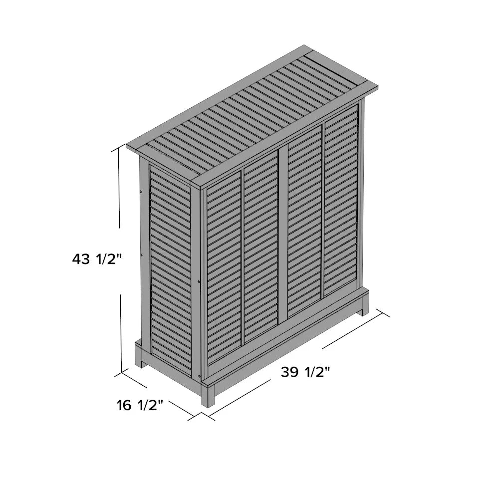 Aloria Solid Wood Bar Counter